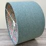 William Morris Strawberry Thief Blue Tweed Lampshade, thumbnail 5 of 9