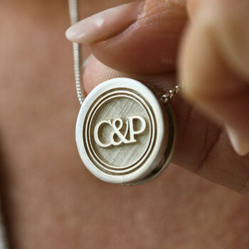 Monogram Echo Necklace, 3 of 10