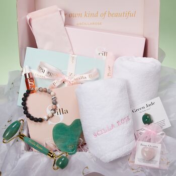 Luxury Pamper Gift Set, Jade Beauty Bundle, 2 of 11