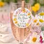 Personalised Wild Flowers Design Edible Drink Toppers, thumbnail 2 of 4