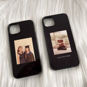 Personalised Photo Phone Case With Or Without Text, 2 of 4