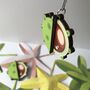 Wooden Conker Necklace, Colourful Autumn Keepsake, thumbnail 5 of 5