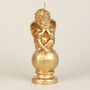 G Decor Golden Cherub Sphere Candle, thumbnail 3 of 5
