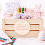 Personalised Easter Crate Treat Activity Box Easter Gift Idea, thumbnail 4 of 7
