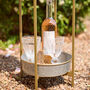 Gold Banded Standing Ice Bucket, thumbnail 4 of 5