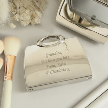 Personalised Handbag Compact Mirror For Mother's Day, 2 of 4