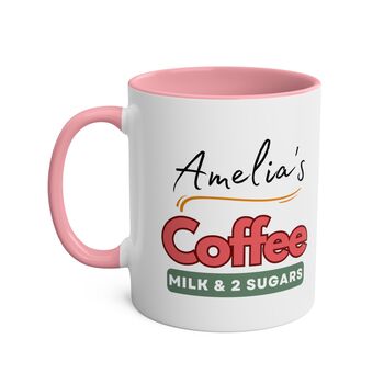 Personalised Coffee Order Mug, 2 of 9