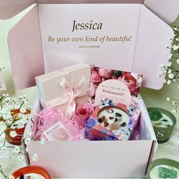 Personalised Candle And Charm Bracelet Gift Set, 4 of 10