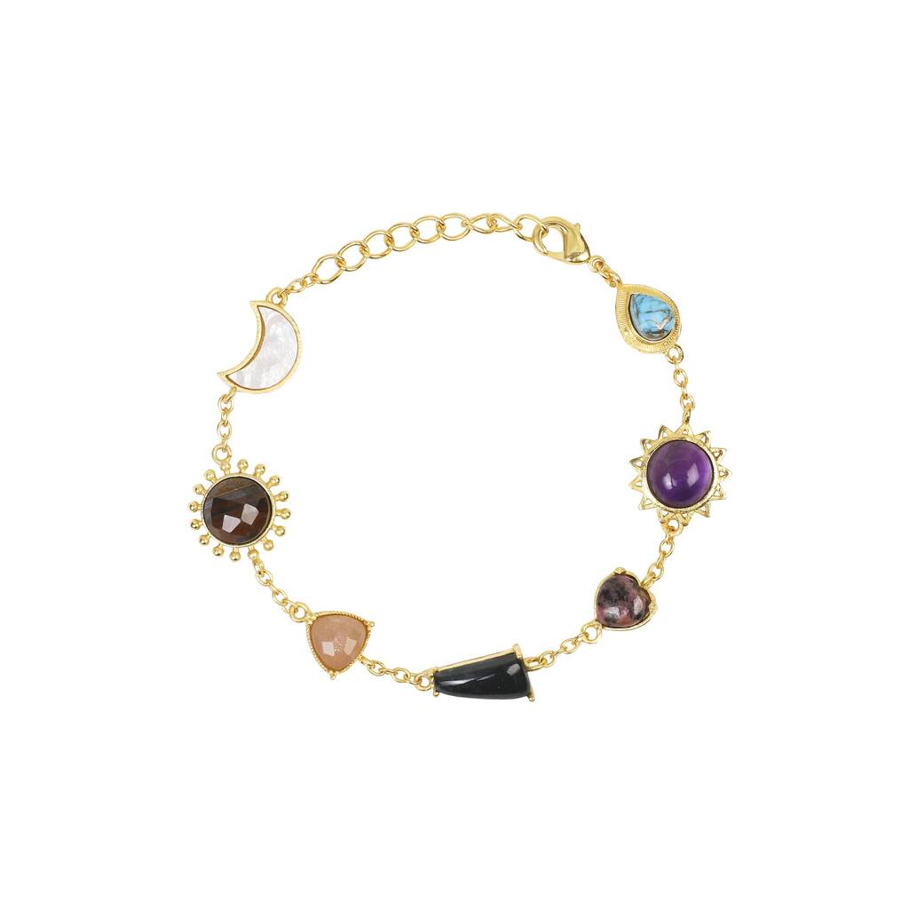 Multi Gemstone Semi Precious Seven Healing Bracelet, 1 of 1