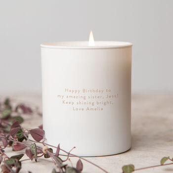 Zodiac Birthday Gift Personalised Message Candle, 2 of 12