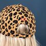Not Today Leopard Print Slogan Cap, thumbnail 2 of 2
