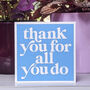 Thank You For All You Do Card, thumbnail 4 of 5