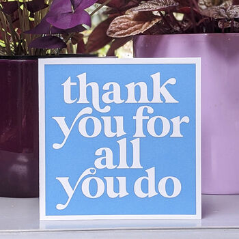 Thank You For All You Do Card, 4 of 5