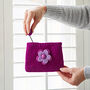 Handmade Felt Daisy Purse, thumbnail 5 of 8