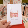 Home For Christmas Gingerbread House Christmas Card, thumbnail 2 of 3