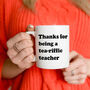Funny Teacher Mug And Cake Gift, thumbnail 3 of 4