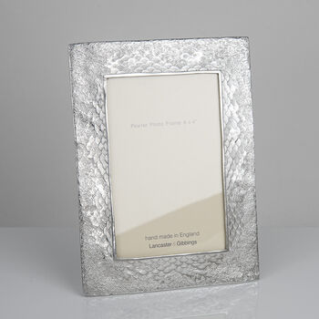 Waves Cast Pewter Photo Frame, 2 of 8