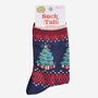 Women's Bamboo Socks Classic Christmas Tree, thumbnail 5 of 5