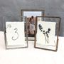 Silver Brass Photo Frames Free Standing, thumbnail 2 of 9