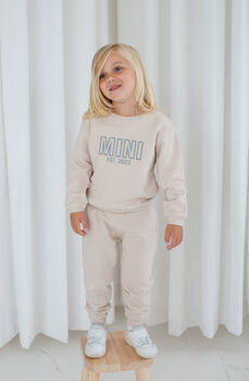 Mini Established Personalised Embroidered Sweatshirt Jumper, 3 of 12