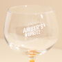 Personalised Name Aperitivo Spritz Balloon Glass, thumbnail 2 of 3