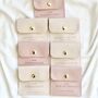 Bridesmaid Pearl Earrings Bridal Party Gift With Personalised Pouch, thumbnail 4 of 4