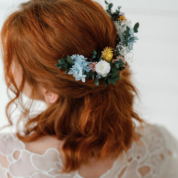 Millie Wildflower Pastel Wedding Seven Piece Hair Pin Set, 3 of 4