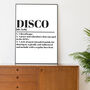 'Definition: Disco' Print, thumbnail 1 of 4