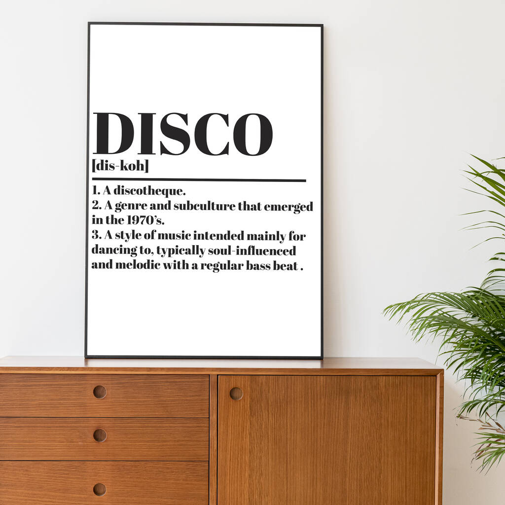 'Definition: Disco' Print, 1 of 4