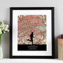 Running Print With Personalised Map, thumbnail 1 of 4