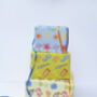 Green Postcard Pattern Gift Wrap, thumbnail 3 of 8