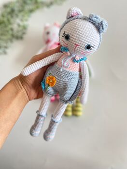 Handmade Crochet Cats For Children, 8 of 12