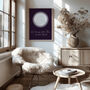 Love You To The Moon Personalised Art Range Of Colours, thumbnail 3 of 6