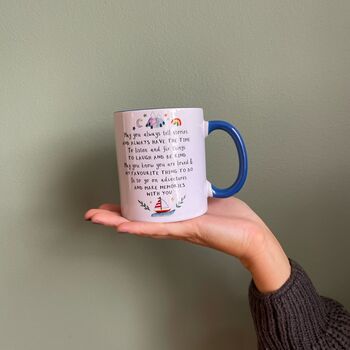 'Best Dad' Verse Mug Cup Fathers Day Birthday Gift, 4 of 6