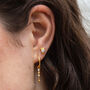 Boho Bling Gold Vermeil Studs, thumbnail 4 of 6