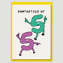 55th Birthday Card Fantastico Happy Age 55 Card, thumbnail 1 of 3