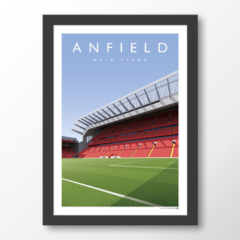 Liverpool Fc Anfield Main Stand Poster, 7 of 7