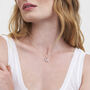 Silver Nightshade Moon Pendant Necklace, thumbnail 2 of 8