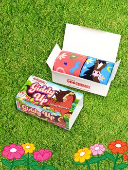 United Oddsocks Giddy Up Girls Gift Box Set, 3 of 5