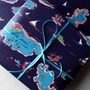 Fantasy Map Illustrated Wrapping Paper, thumbnail 1 of 4