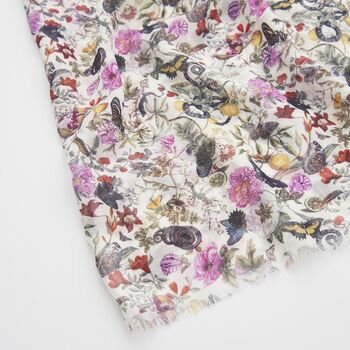 Floral Engravings Lightweight Scarf, 2 of 4