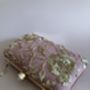 Pink Handcrafted Raw Silk Clutch Bag, thumbnail 6 of 6