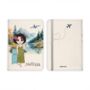 Personalised Cartoon Lady Passport Cover Luggage Tag, thumbnail 6 of 9