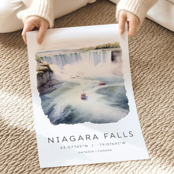 Canada Niagara Falls Travel Art Print, 4 of 7