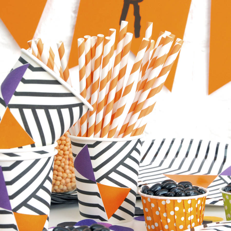 Halloween Paper Party Straws, 1 of 10