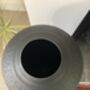 Large Black Metal Floor Vase 80cm Ornament Home Decor, thumbnail 9 of 9