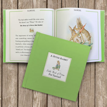 The Personalised Peter Rabbit Little Book Of Virtue, 10 of 10