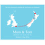 Personalised Parent And Child Location Print, thumbnail 3 of 5