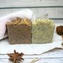Gift For Him Eco Friendly Soap Box With Coffee And Coconut Milk Poppy Seeds Soap Bar, thumbnail 4 of 4
