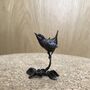 Miniature Bronze Wren Sculpture 8th Anniversary Gift, thumbnail 4 of 12